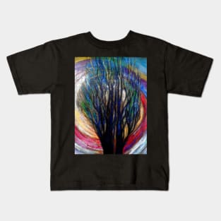 The Sun Circling Around The Tree Kids T-Shirt